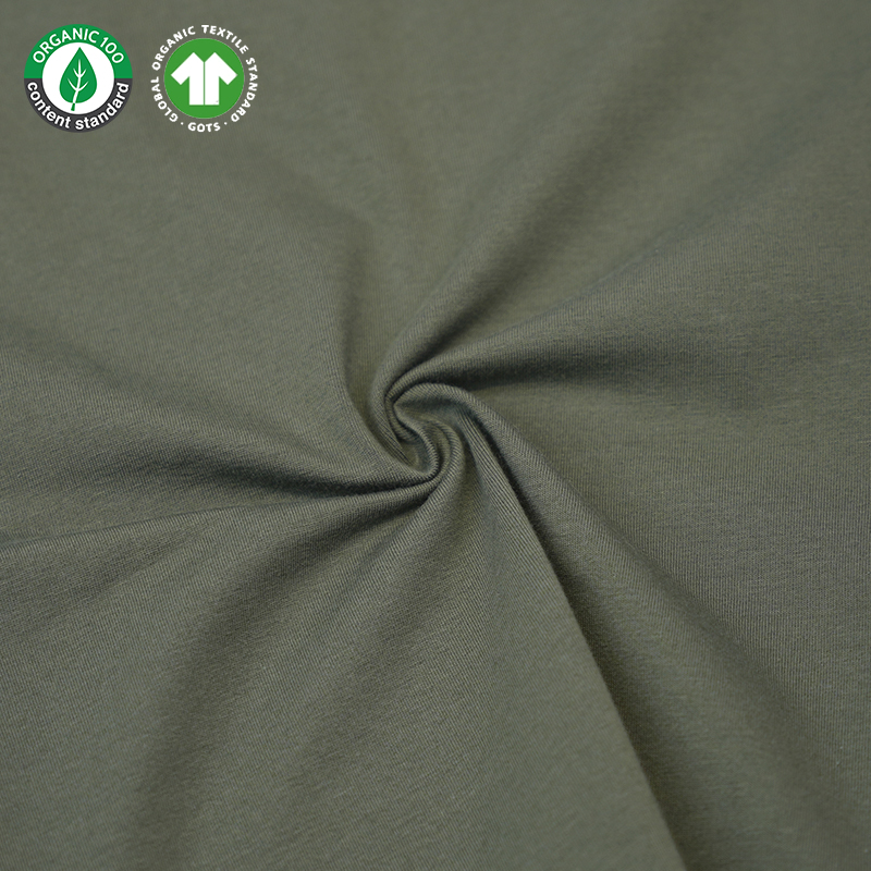 Vải jersey cotton thun hữu cơ